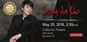 Seong-Jin Cho in concert, May 28, 2018