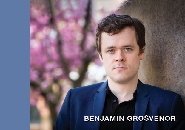 Pianist Benjamin Grosvenor in concert Saturday March 25, 2023