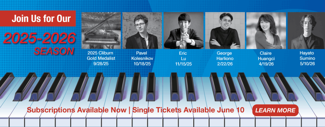 Steinway Society the Bay Area 2025-2026 season