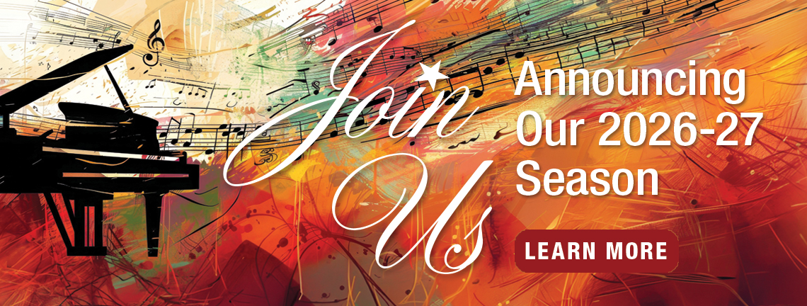 Steinway Society of the Bay Area, Announcing Our 2026-27 Season